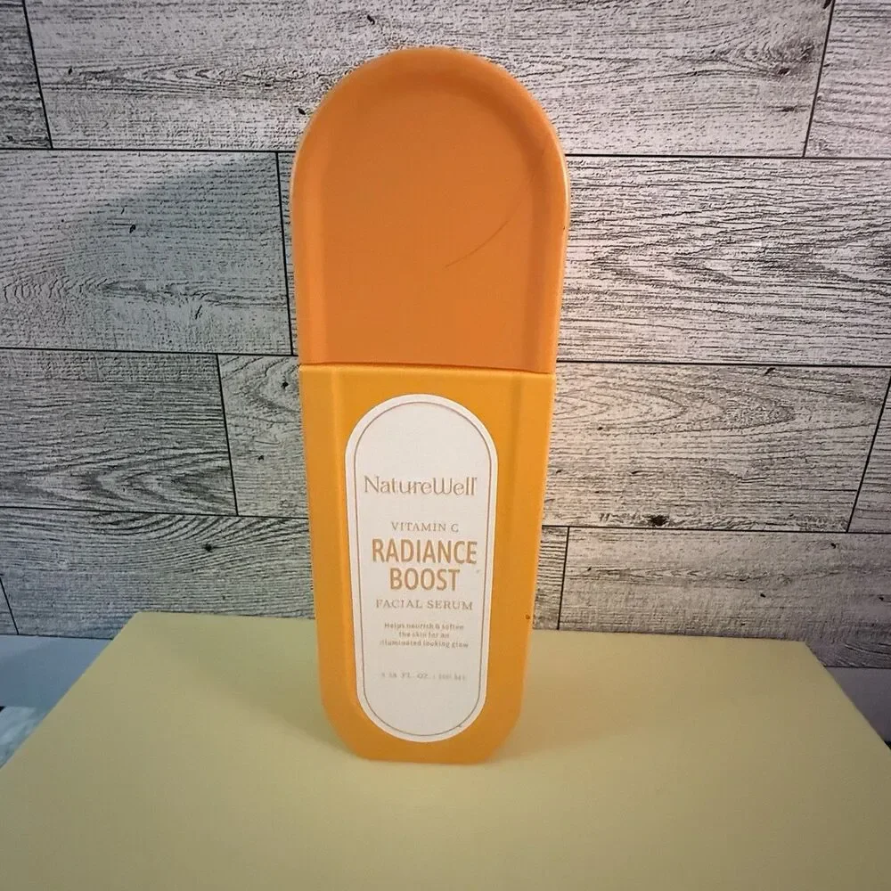 Naturewell Vitamin C Radiance Boost Facial Serum 3.38 fl New Without Box